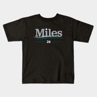 Miles Campaign - Black Kids T-Shirt